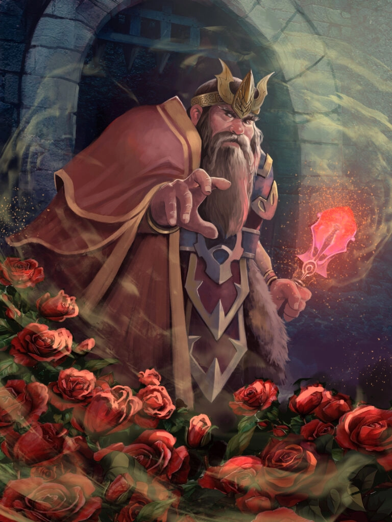 Ilustración de la baraja Faerie Nibelungos